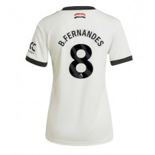 Manchester United Bruno Fernandes #8 Tredje Tröja Dam 2024-25 Korta ärmar